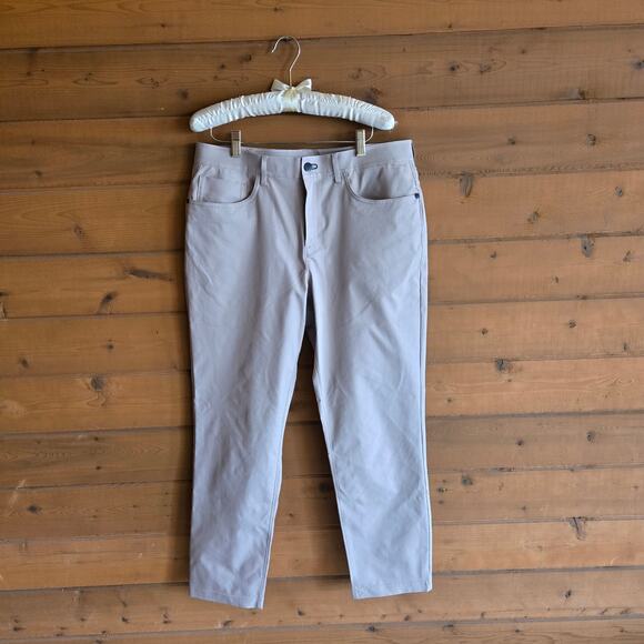 Public Rec Dealmaker 5 Pocket Pant Sand Tan 33x30 Work Casual Pant Stretchy Fit - Picture 2 of 7